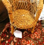 wicker old chair a